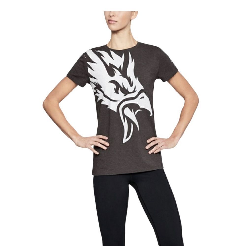 Under Armour Charcoal Gray Freedom Eagle T-Shirt; SZ S; BNWT